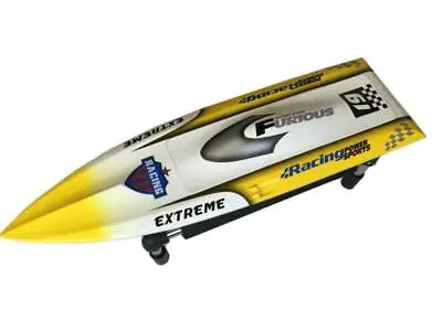 Electric Racing KIT RC Boat Hull H625 Only Prepainted Yellow For Advanced Player • $356.54