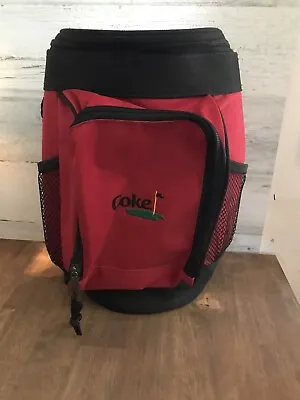 Coke Mini Golf Bag Cooler Red And Black • $20