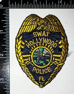 VINTAGE OBSOLETE Hollywood Florida FL SWAT Police Patch • $15