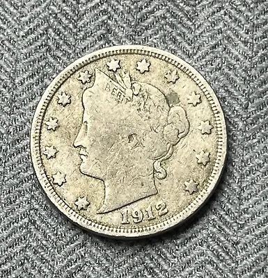 $1.99 • Buy 1912 US Liberty V  Nickel  Coin