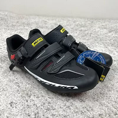 Mavic Cycling Shoes Size 7 Ksyrium Elite II Black Strap Carbon Comp Ortholite • $34.92