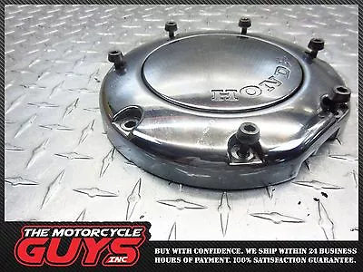 1998 94-00 Honda Shadow Vt1100 Vt 1100 Clutch Cover Plate Lid Cap Oem Chrome • $35.44