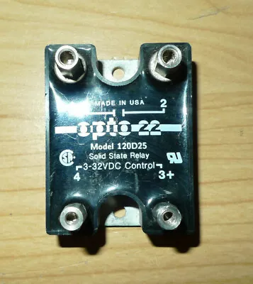 OPTO 22 Solid State Relay  Model 120D25  3-32 Volts DC Made In USA • $24.99