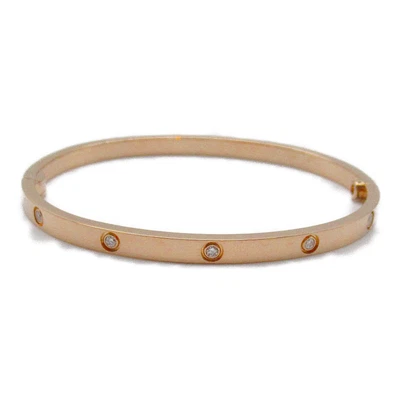 £6280.32 • Buy CARTIER Love Bracelet Diamond 18K Rose Gold Used Size 16