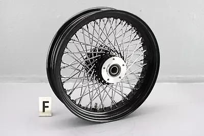 BLACK Front Wheel Rim 80 SPOKE 16 X 3.5 For Harley Touring DUAL DISC 1  Non-abs • $283.50