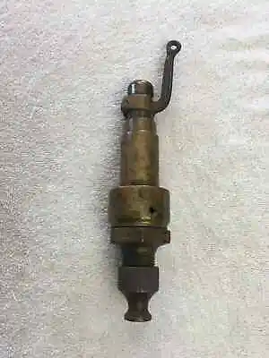 Antique Lunkenheimer Brass Safety Pop Off Relief Blow Steam Valve - H16 150 LBS • $79.95