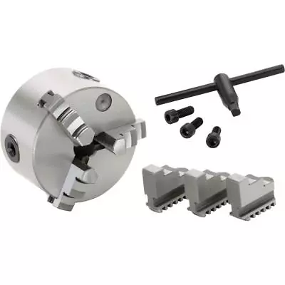 Grizzly G9829 4  3-Jaw Plain Back Scroll Chuck • $159.95