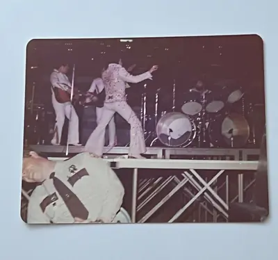 Elvis Presley Authentic Vintage 45+yr  Kodak Photo Auburn Al March 5 1974 • $99.99