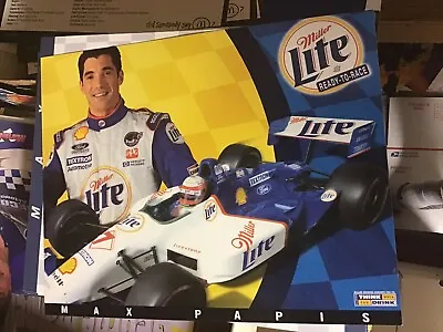 Max Papis 2001 Miller Lite Ford Racing Promotional Picture Card 10  X 8  • $6.99