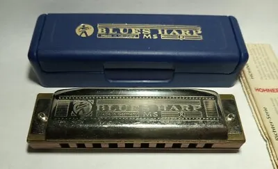 Hohner Blues Harp 532/20 MS EB M533046 Harmonica 10-hole With Case (Sanitized) • $29.95