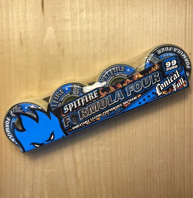 Spitfire Formula Four 53mm Conical Full 99 Duro Skateboard Wheels • $30