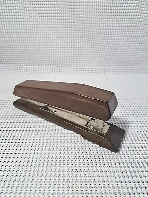 FABER CASTELL Stapler Faux (Wood/Bronze/ Brass Finish)? FC-17 Vintage Working • $14.30
