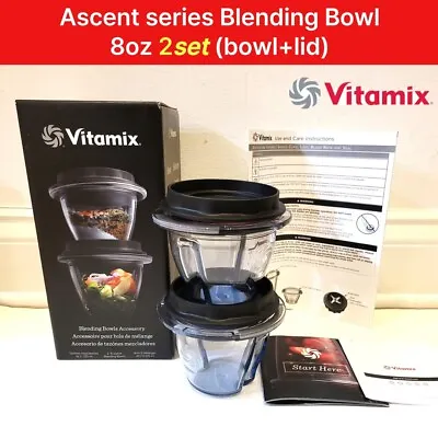 Vitamix Ascent Series Blending 8Oz Bowl (Bowl+Lid) Sets (123 Sets) • $18.99