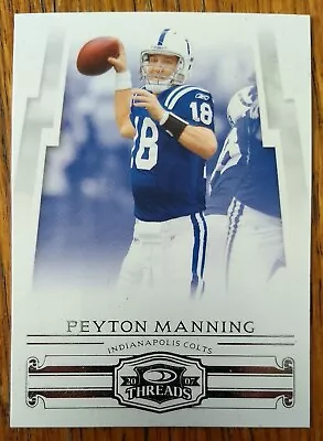 Peyton Manning 2007 Donruss Threads #18 • $0.99