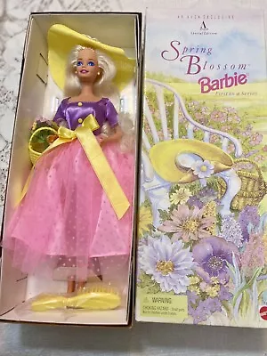 NEW IN BOX Spring Blossom Barbie Avon Exclusive Mattel 1995 • $20