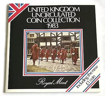 1983 UK Uncirculated Coin Year Collection In Original Folder • £10