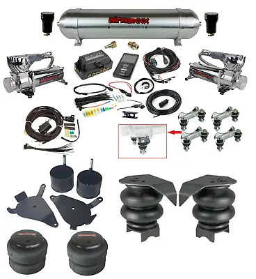 27685 Air Lift 3P 3/8 Air Ride Suspension Kit W/580 Chrome For 82-04 S10 2wd • $2294.89