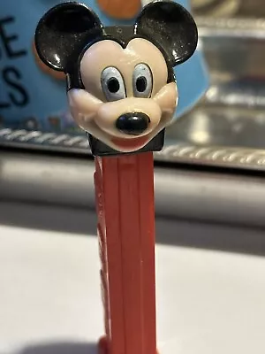 Vintage Mickey Mouse Pez Dispenser Red Black 4 966 305 Made In Hungary With Feet • $4.99