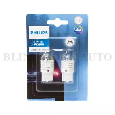PHILIPS W21W 7440 T20 White Ultinon Pro3000 LED Light Bulbs • $39.99