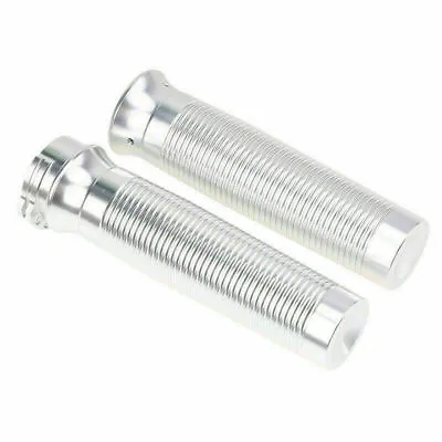 1  Motorcycle Chrome Handlebar Hand Grips For Harley Sportster Touring Softail W • $22.89