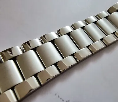 Oyster 316L Solid Stainless Steel Watch Bracelet Strap 18mm 20mm 22mm 24mm • £17.95