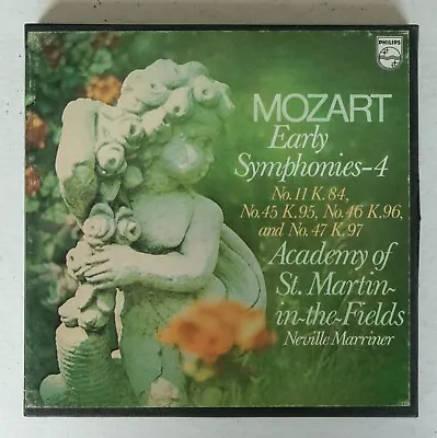 Mozart Early Symphonies Vol 4 Marriner 7  Reel 4T Dolby Tape 7 1/2 Ips TESTED • $29.50