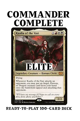 Kaalia Of The Vast ELITE Angels Demons Dragons Magic MTG Custom Commander Deck • $899.99