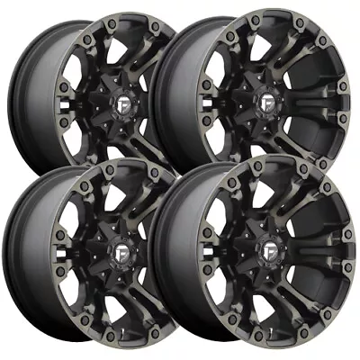 (Set-4) Fuel D569 Vapor 17x9 6x135/6x5.5  +1mm Black/Tint Wheels Rims 17  Inch • $1324