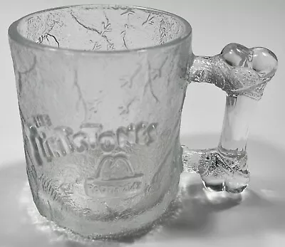 Vintage Flintstones McDonalds Glass Mug Cup Pre Dawn Mug 1993 RocDonalds • $9.95