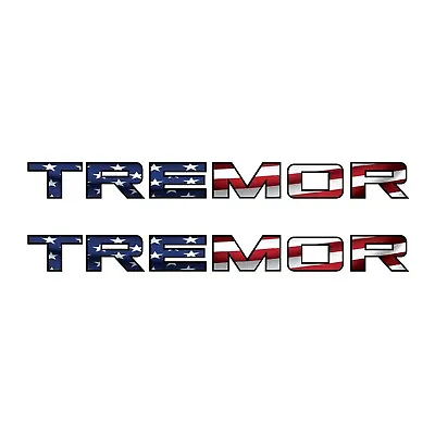 Ford F150 F250 Tremor Package Truck Bed Side Decal USA Flag • $19.99