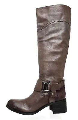 Vince Camuto Finella Leather Boot Grey Women Sz 8 M 5981 * • $156.80