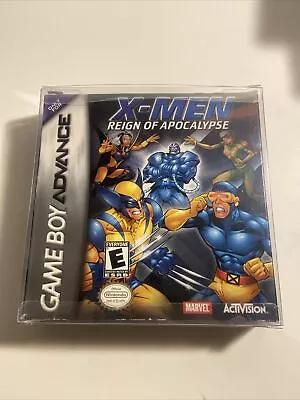 GBA Game Boy X-MEN REIGN OF APOCALYPSE Complete CIB Box Gameboy Advance Rare • $125