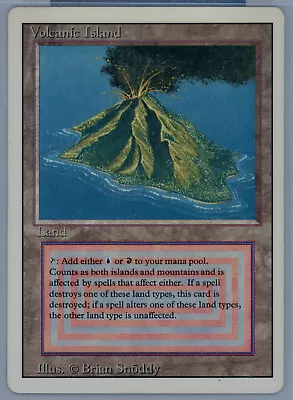 Volcanic Island (2) Revised Edition # 291 Magic The Gathering LP! • $879.99