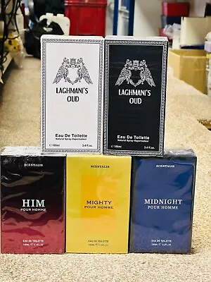 5 X Men's Aftershave Gift Set Eau De Toilette Mighty/OUD/GOLD Pour Homme Job-Lot • £15.99