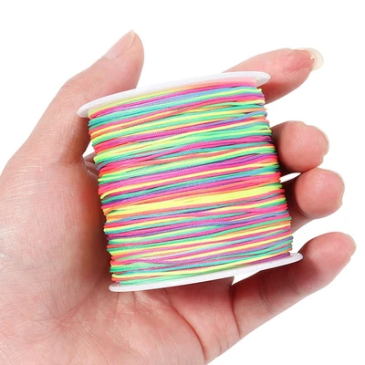 £6.53 • Buy Nylon Cord Necklace Cord Chinese Knotting Cord Beading String For Bracelet