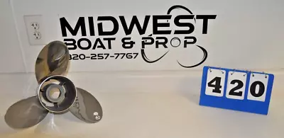 Laser Ii (13 7/8 X 21 ) Mercury Left Hand Stainless Propeller 48-16545a46 • $289