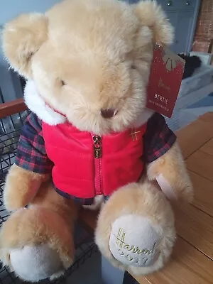 £12.99 • Buy 2017 Harrods Christmas Bear Bertie With Tag