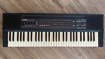 Vintage 1988 Casio Keyboard Synthesizer Midi Controller - Casiotone CT-640 • $100