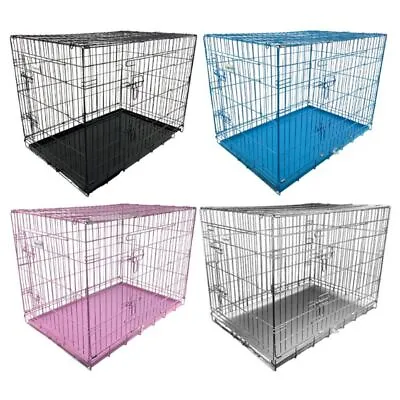 £17.95 • Buy HugglePets Dog Cage Puppy Crate Pet Carrier - XS Small Medium Large XL XXL