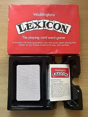 Waddingtons Lexicon 1977 Card Game / Word Game With Instructions- Complete • £6