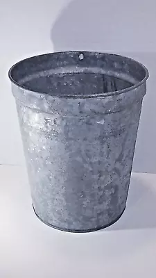 Vintage Galvanized Metal Bucket Planter Garden Decor 12 1/4 H • $29.99