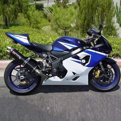 Injection Kit Blue White Fairing Fit For  2004 2005 GSXR 600 750 C007 • $409.99