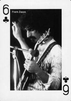 Frank Zappa Rock And Pop Legends 2005 Playing Card • £2.95