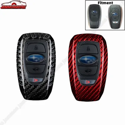 Real Carbon Fiber Key Fob Cover Case For Subaru BRZ WRX STi Legacy Outback XV • $36.99