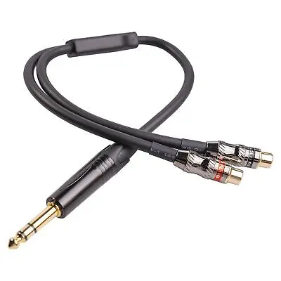 £8.74 • Buy Y Splitter Connector Connector Stereo Audio Cable For DJ Controller Mixer