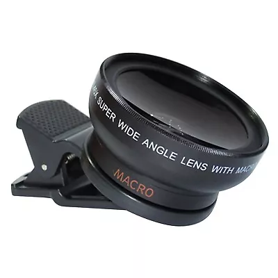 Phone Camera Lens 0.45x HD Wide Angle Lens &10x Macro Lens HD Lentes For IPhone • £11.74