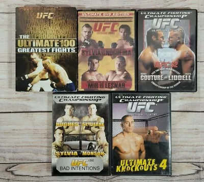 UFC The Ultimate Fighters DVD (Lot Of 5) Ultimate Lesnar Silva Couture Liddell  • $38.43