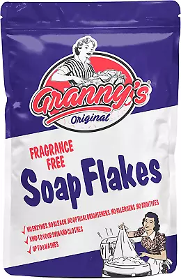 Granny'S Natural Fragrance Free Soap Flakes Vegan Friendly • £9.21