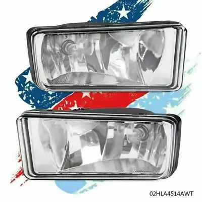 2X Fit For 07-13 Chevy Silverado 1500 2500 3500 Tahoe ​Clear Bumper Fog Lights • $18.39