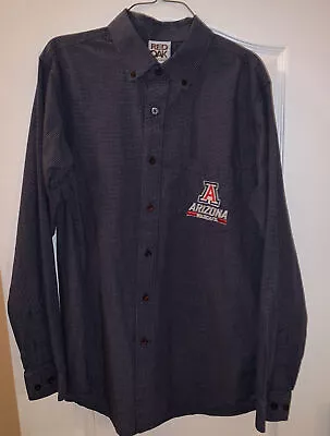 Red Oak Sportswear Button Down Long Sleeve Arizona Wildcats U Of A~ Sz M • $15